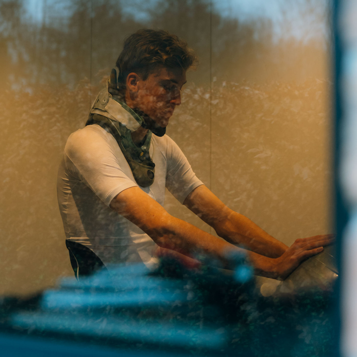 "I was allowed to wear a softer brace and allowed to try training indoors"