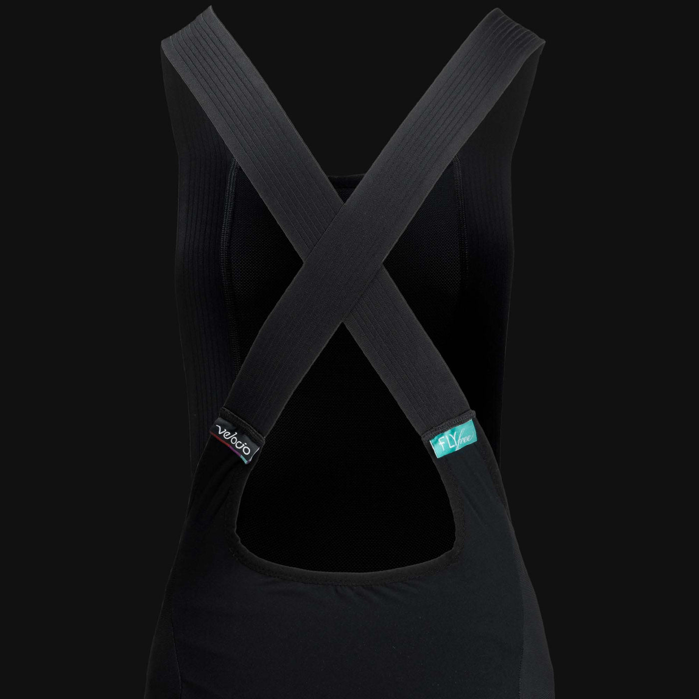 ヴェロシオFLYfree ブラックビブショーツ レディース レディースビブショーツ【Women's Signature Bib Short