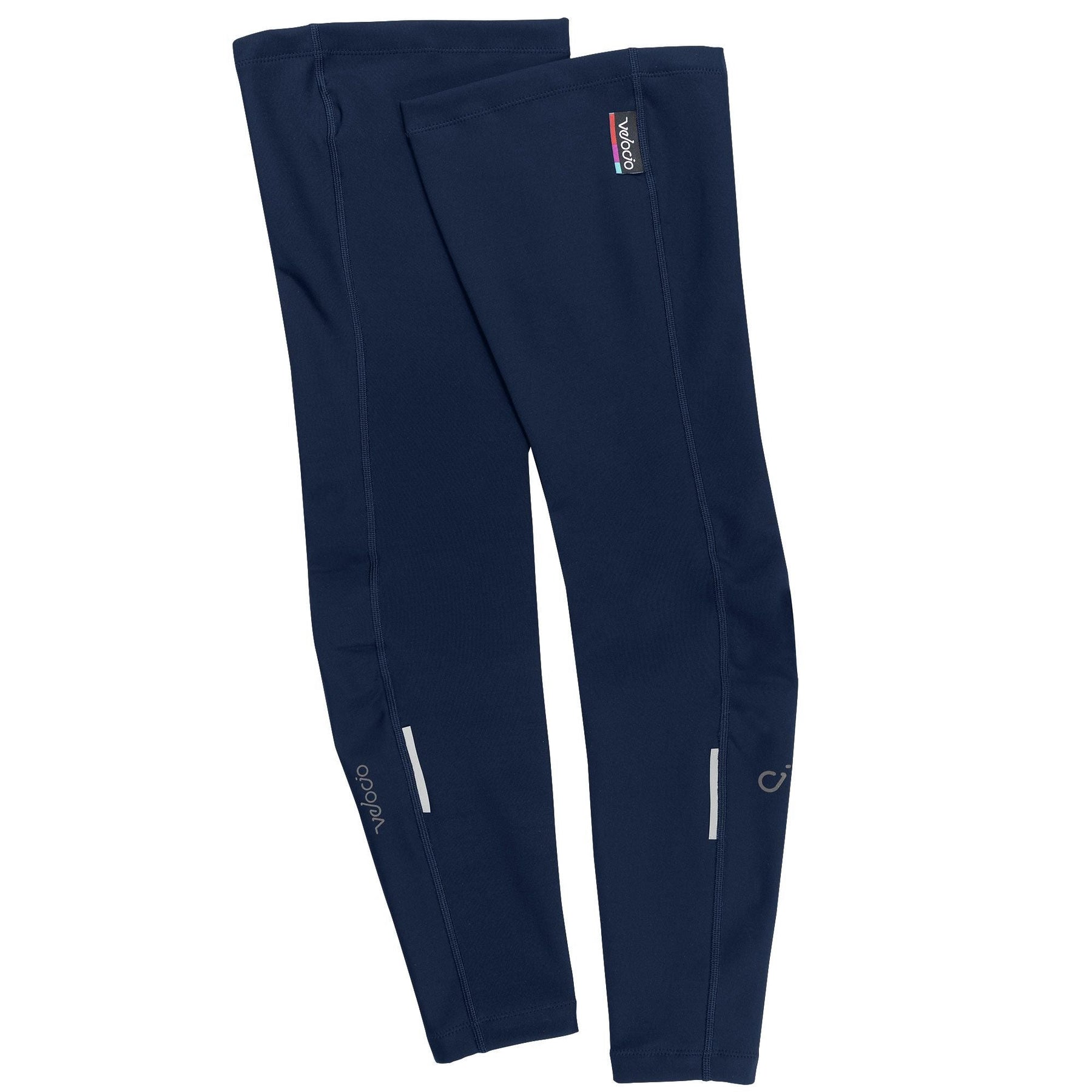 Solid Navy Thermo-fit Leg Warmers, Running Gear